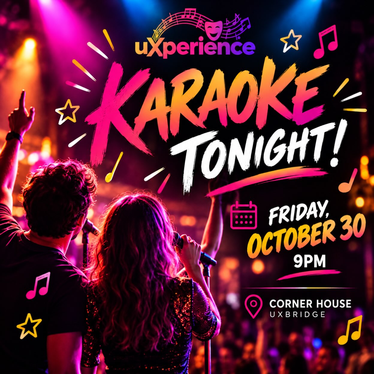 REMINDER: Uxperience has a group social TONIGHT!! Come out to karaoke at @cornerhouseux with us and sing, dance, or just hang out! No obligation or pressure to sing. All are welcome, so bring a friend, and you do not have to be an Uxperience member to come and join - we’d love to see you!
#uxperience #karaoke #uxperience2027 #uxbridge